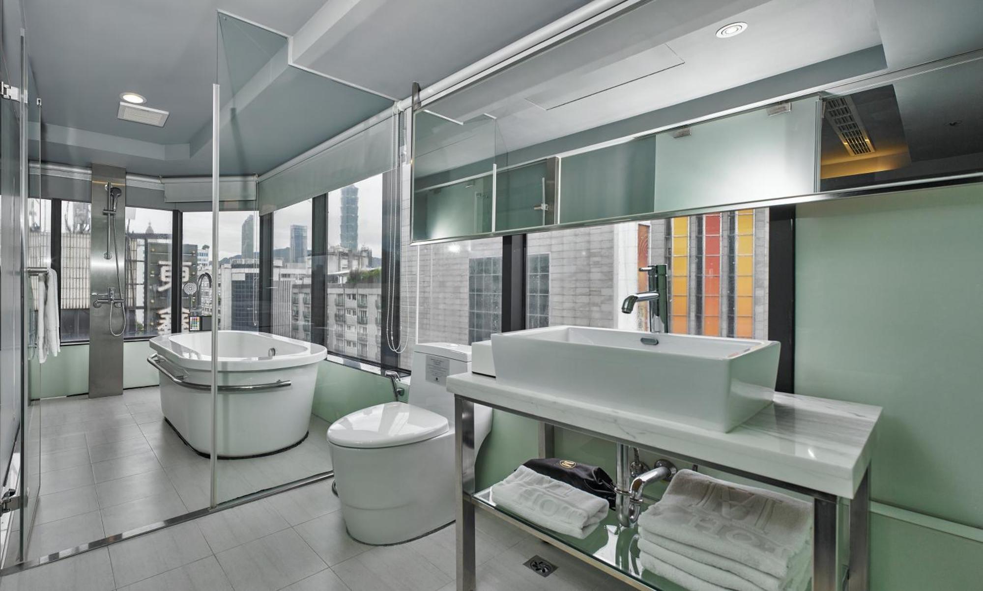安庭台北商旅 Hotell Taipei Exteriör bild